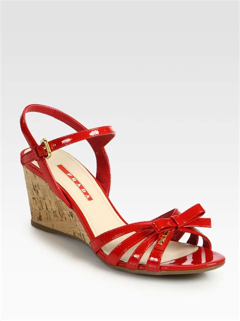 red prada sandals|prada heels sandals.